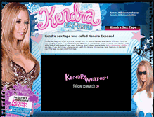 Tablet Screenshot of kendrasextaped.com